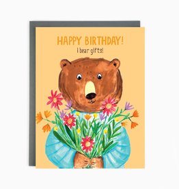 Paper E Clips Paper E Clips Birthday Bear Flowers