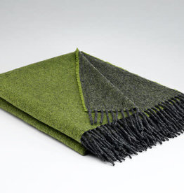 McNutt McNutt Wool Blanket Meadow Green Reversible