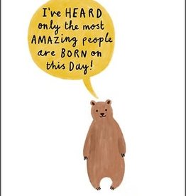 Paper E Clips Paper E Clips Bear Amazing People Card-128A