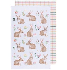 Danica Danica Tea Towel Easter Bunny Set/2
