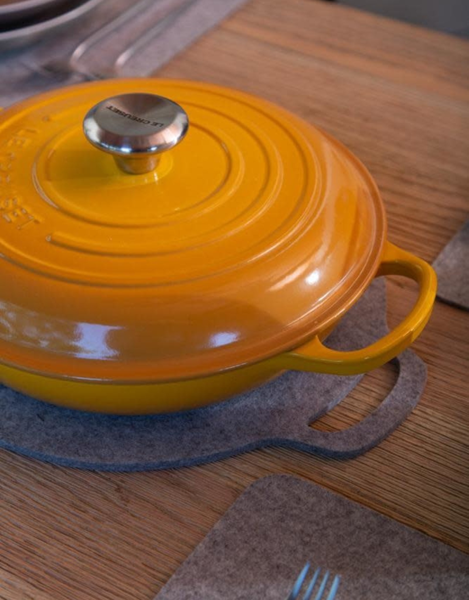 Graf Lantz Graf Lantz Felt Cocotte Trivet Assorted Colours The