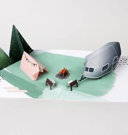 Up With Paper Luxe Paper Luxe - Camping Pop Up Card