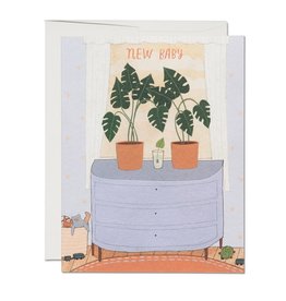 Red Cap Cards Red Cap -Nursery Plants Baby Card