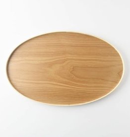 Yamani Yamani Wood Oval Serving Plate - 21 x 30 cm