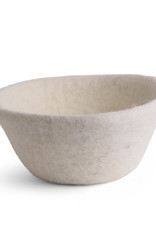EGS EGS Fair Trade Felted Bowl Small White