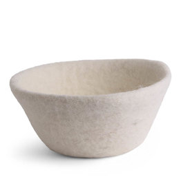 EGS EGS Fair Trade Felted Bowl Small White