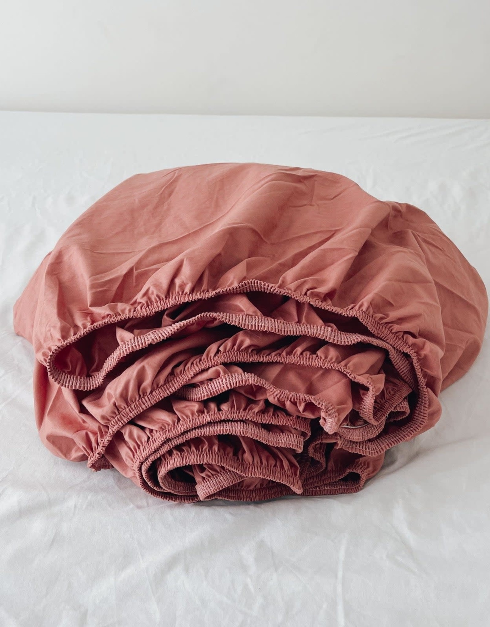 House of Jude HJ - Turkish Cotton Fitted Sheet - Cinnamon - King