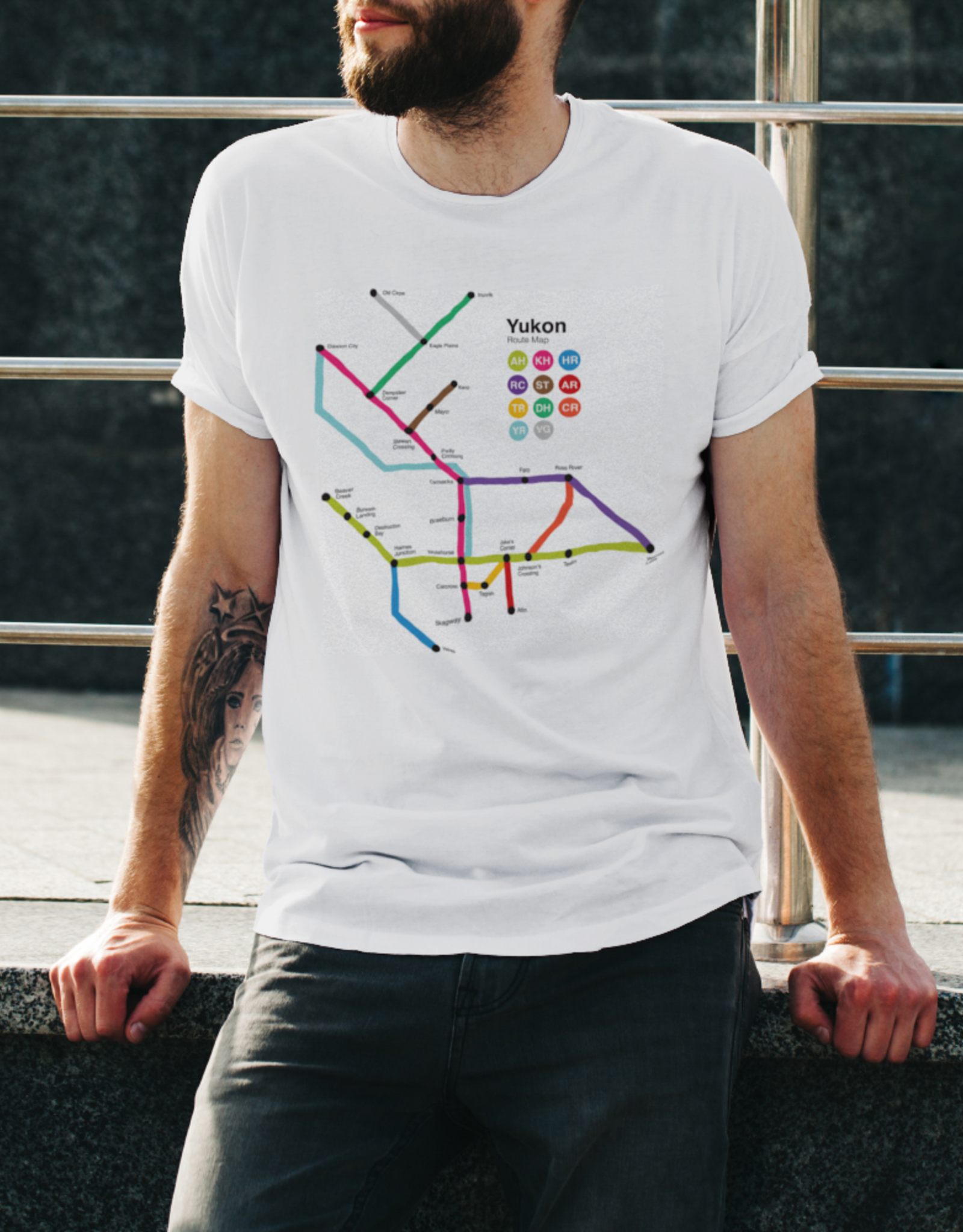 The Collective Good The Collective Good - Route Map T-shirt Men's