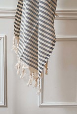 House of Jude HJ - Turkish Cotton Hand Towel - Abyss Stripe