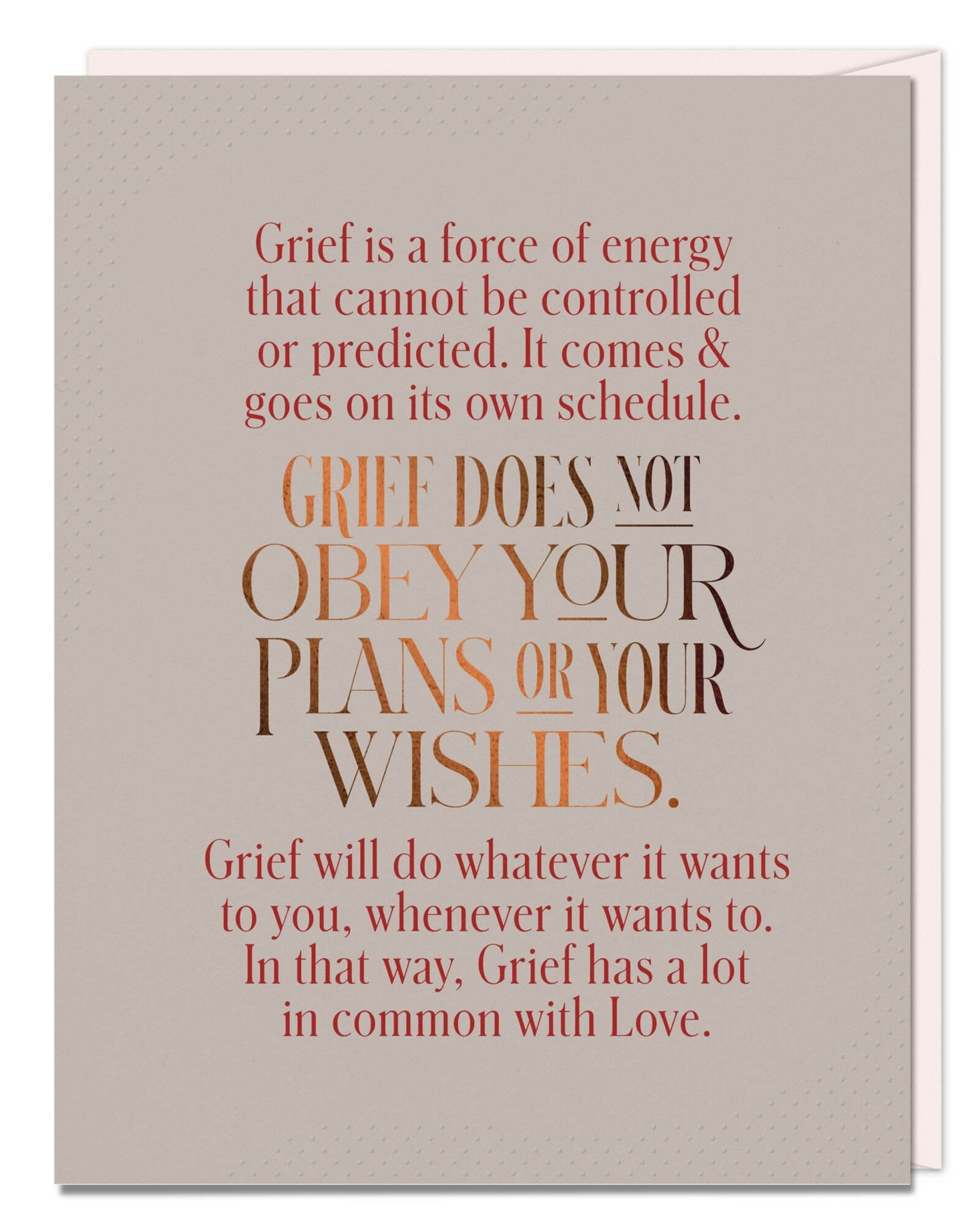 Em & Friends Em & Friends Grief Does Not Obey Card