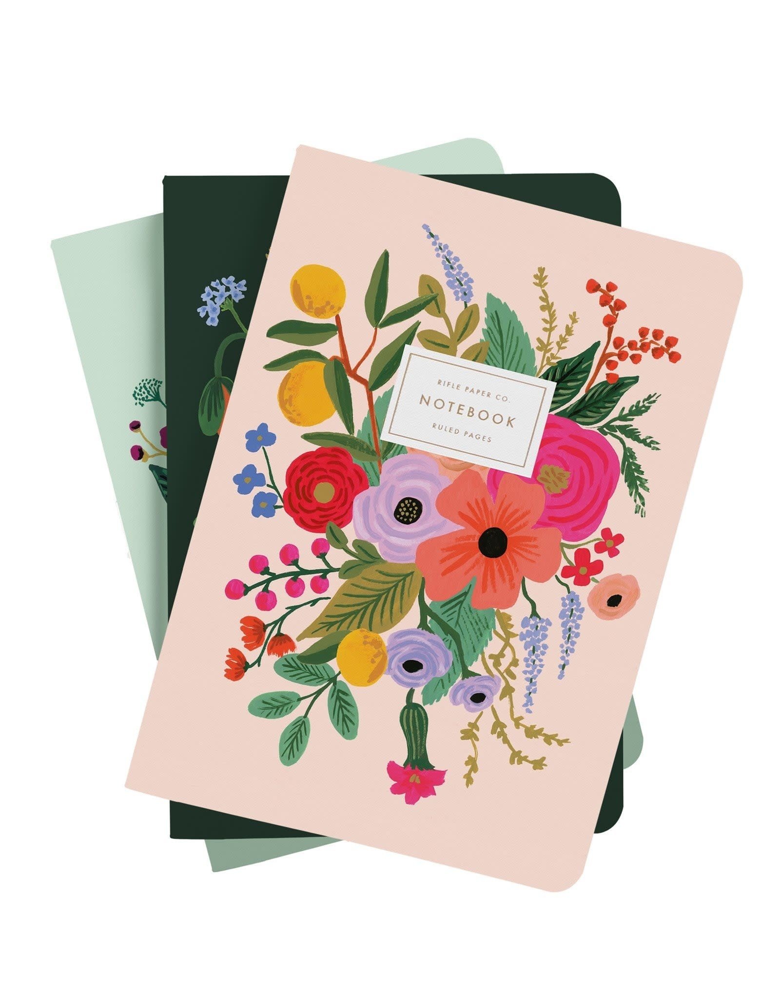 Rifle Paper Rifle Paper  Garden Party Notebooks S/3