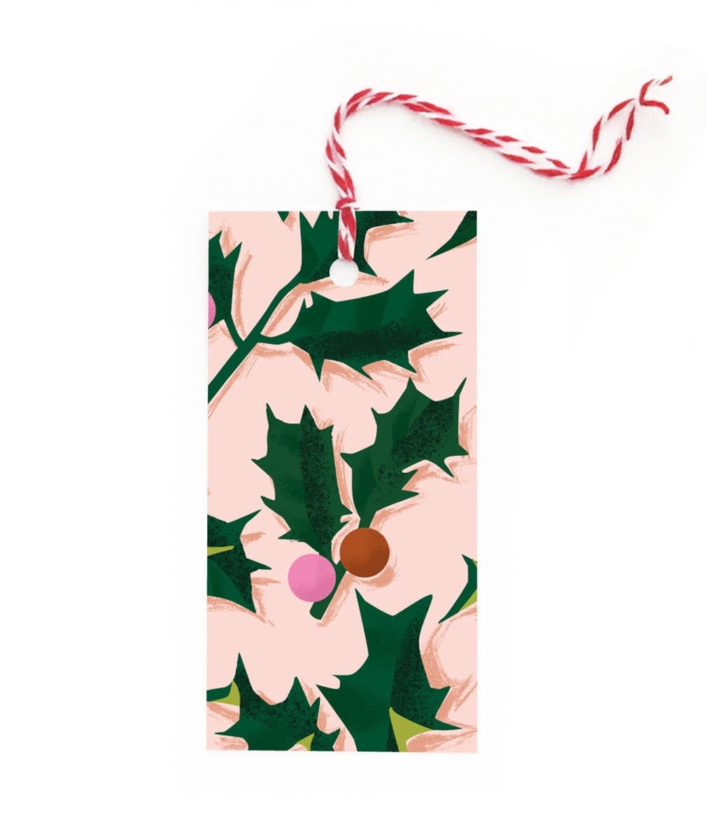 Paper E Clips PEC Holly Gift Tag Set The Collective Good