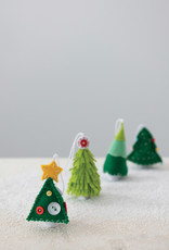 CC-BL CC-BL Felted Christmas Tree Ornament - Assorted