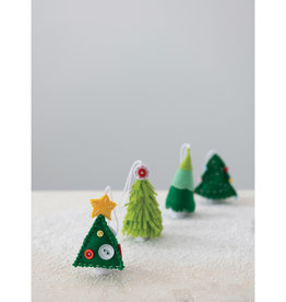 CC-BL CC-BL Felted Christmas Tree Ornament - Assorted