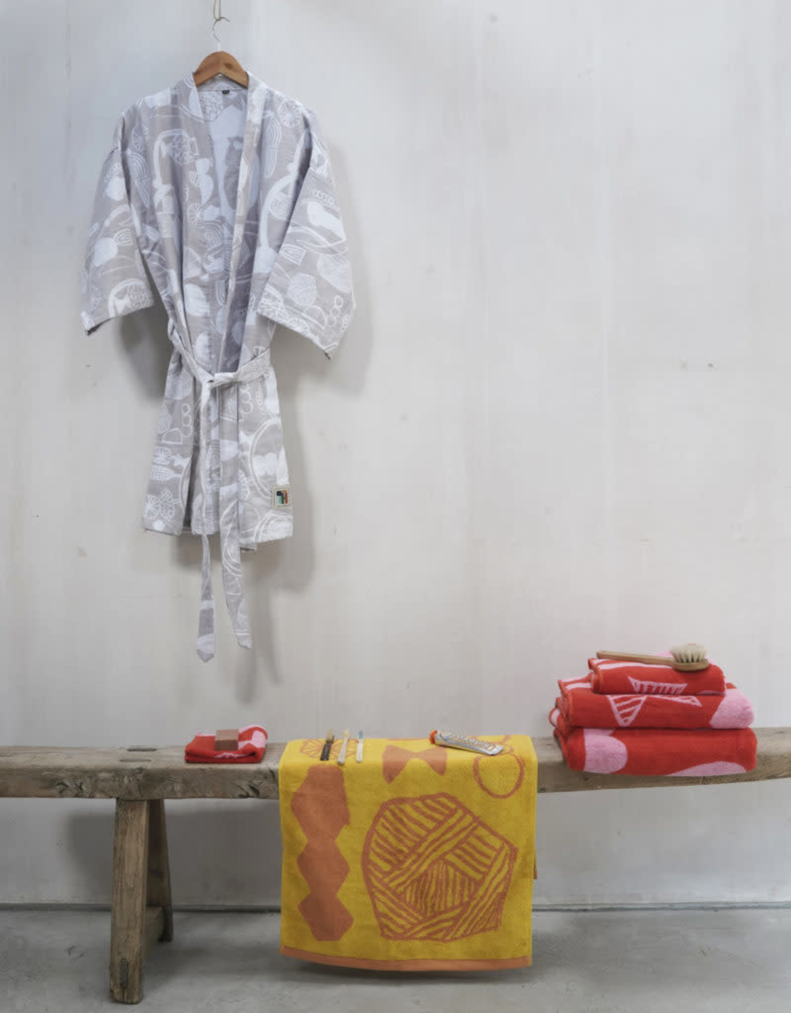 Donna Wilson - EU Made Cotton Bath Towel - Marmalade