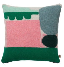 Donna Wilson - Merino Wool Cushion + Feather Insert - Koyo Green