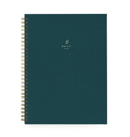 Baltic Club Baltic Club Large Spiral Notebook - Emerald