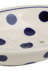Redecker Redecker Ceramic Soap Dish - Dots Oval
