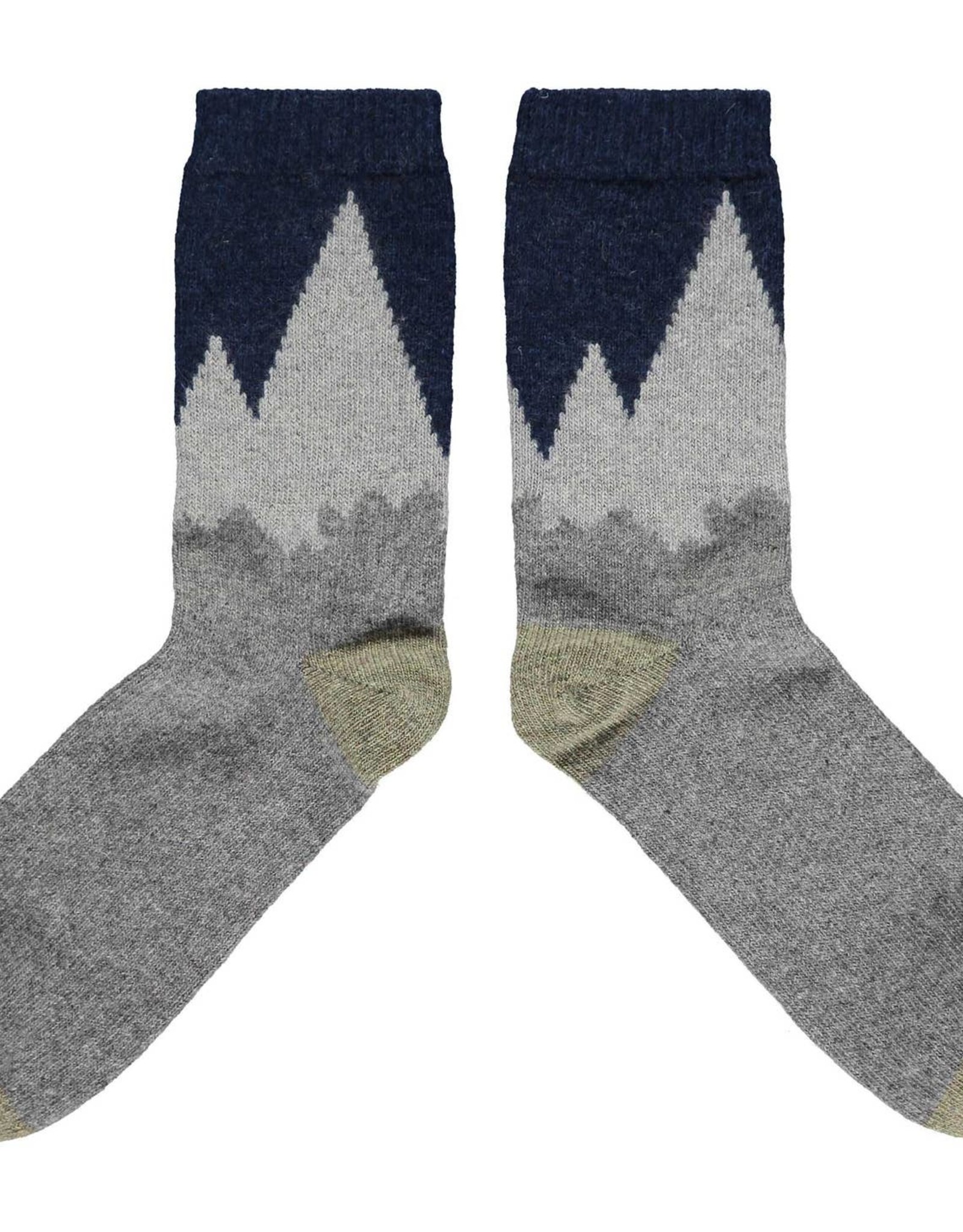 Catherine Tough - Lambswool Ankle Socks - Men's - Mountain