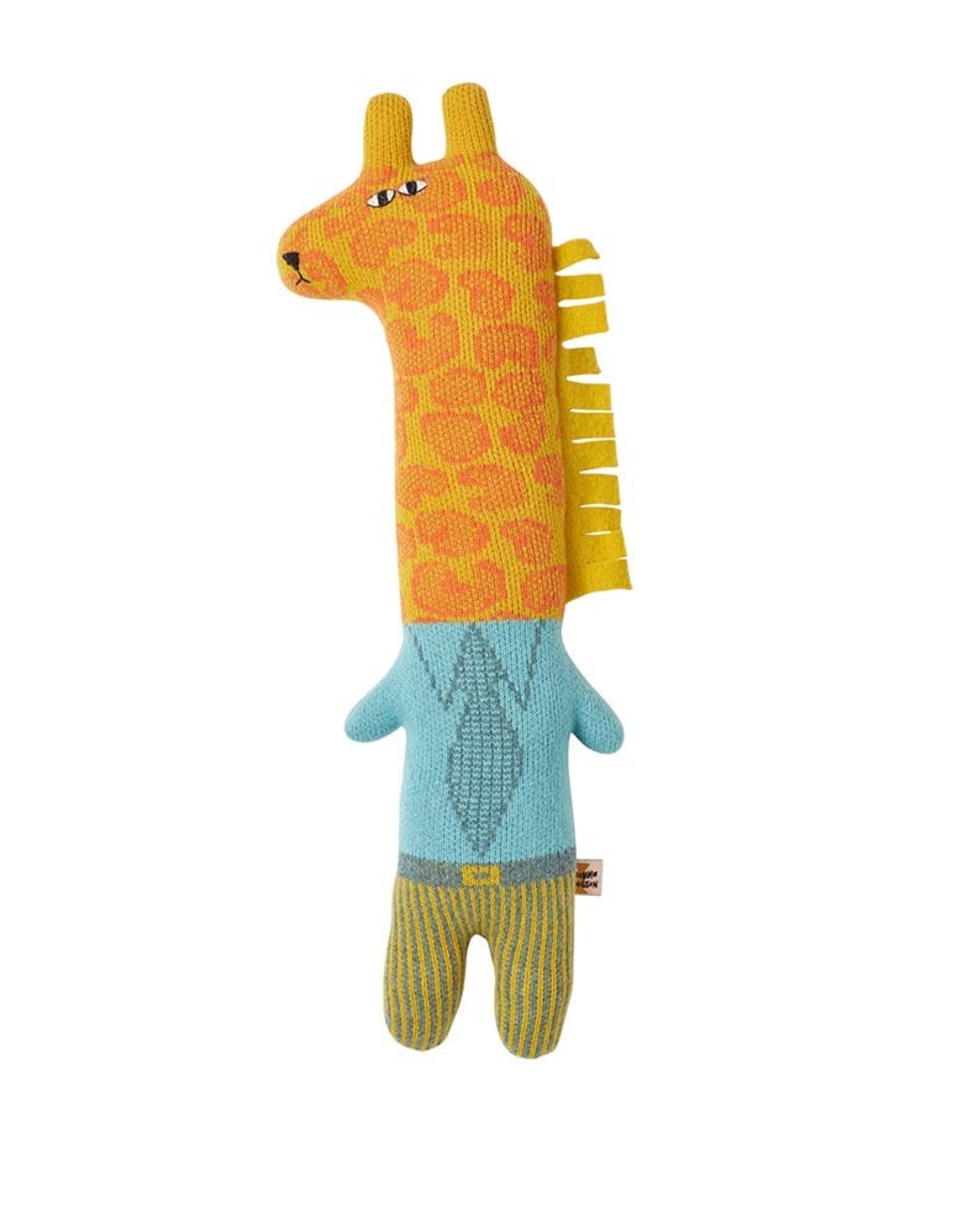 Donna Wilson - Handknit Lambswool Stuffie - Joey Giraffe