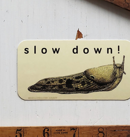Yellow Canary - Slow Down Sticker