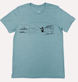 Westcoastees - Men's Fly Fishing Bear Tshirt