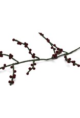 EGS EGS Fair Trade Felt Branch - Green w Dark Red Berries
