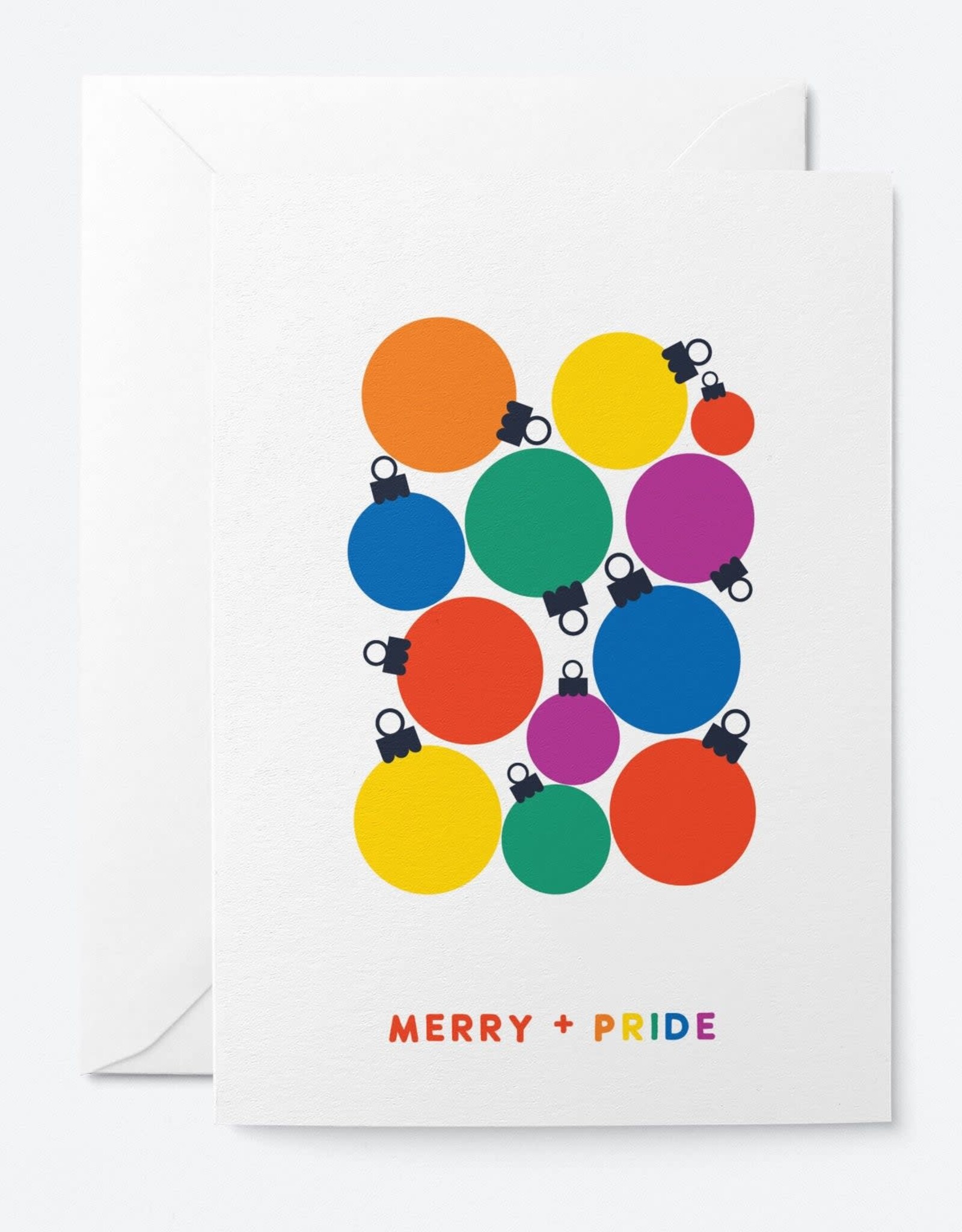 Paper E Clips Paper E. Clips - Merry + Pride Card