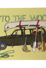 Wild Life Illustration Wild Life Card - Canoe Trip