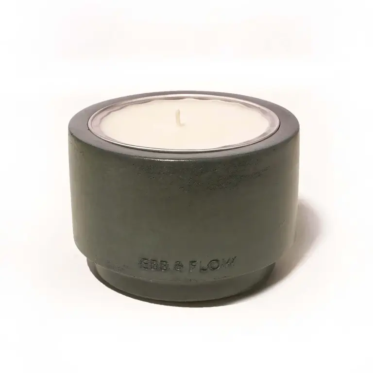 Ebb & Flow E&F Refillable Candle Set - Green  Sage / Spearmint