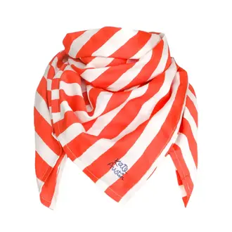 Kate Austin Kate Austin Peggy Scarf - Red/White Cabana Stripe