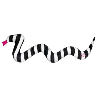 Kate Austin Kate Austin Snake Pillow Black/White Cabana Stripe