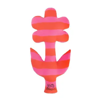 Kate Austin Kate Austin Flower Pillow Pink/Red Stripe