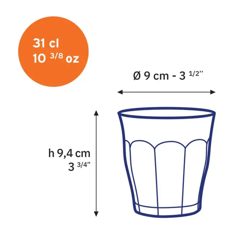 ICM Duralex Open Stock Picardie Tumbler 310ml - Green
