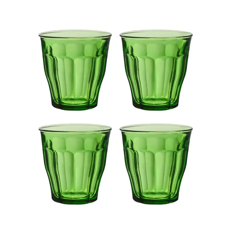 ICM Duralex Picardie Tumbler S/4 250ml - Green