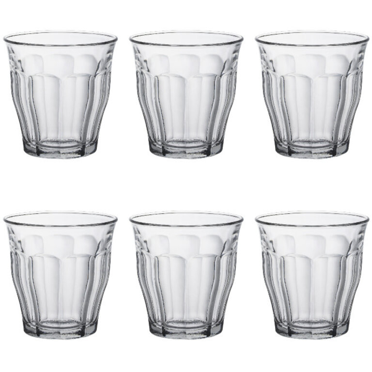 Duralex Picardie Tumbler S/6 250ml - Clear
