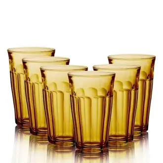ICM Duralex  Picardie Tumbler S/6 360ml - Amber
