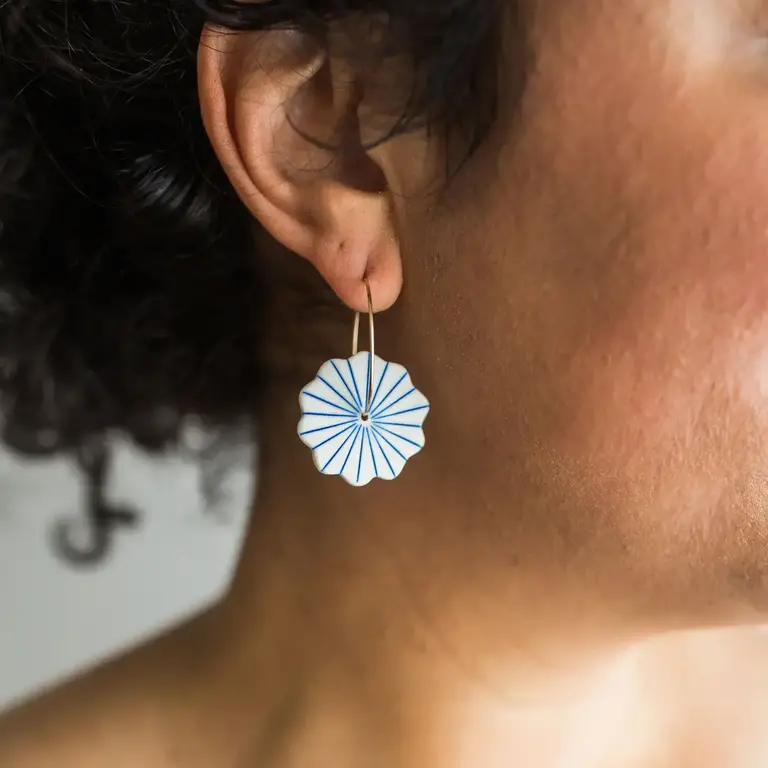 Jenna Vanden Brink Jenna Vanden Brink Pinstripe Pinwheel Hoops