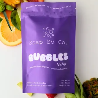 Soap So Co Soap So Co Bubbles - Violet Soap So Co Soap So Co Bubbles - Violet