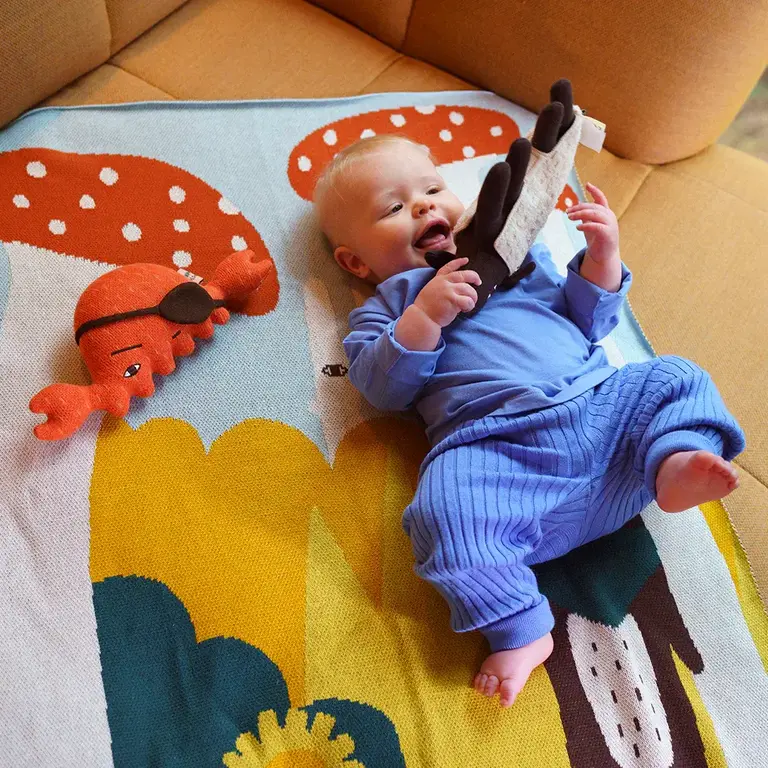 Donna Wilson Donna Wilson Trees & Creature Mini Blanket