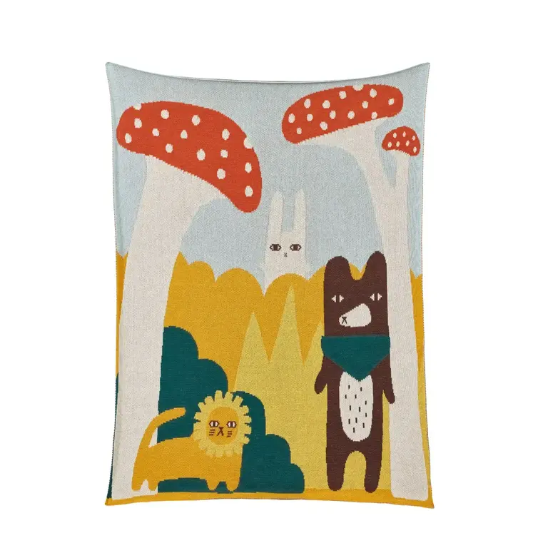 Donna Wilson Donna Wilson Trees & Creature Mini Blanket