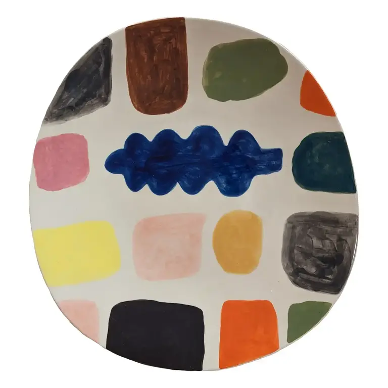 Donna Wilson Donna Wilson - Mottle Hand-Painted Ceramic Platter