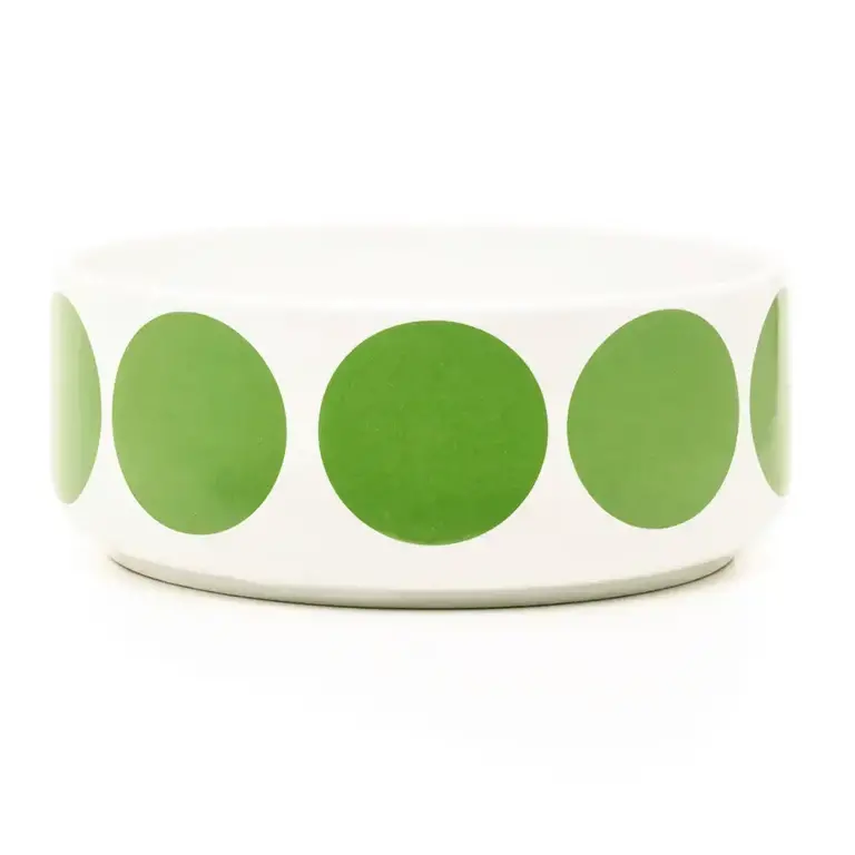 Camilla Engdahl Camilla Engdahl Dido Cereal Bowl - Green Spots