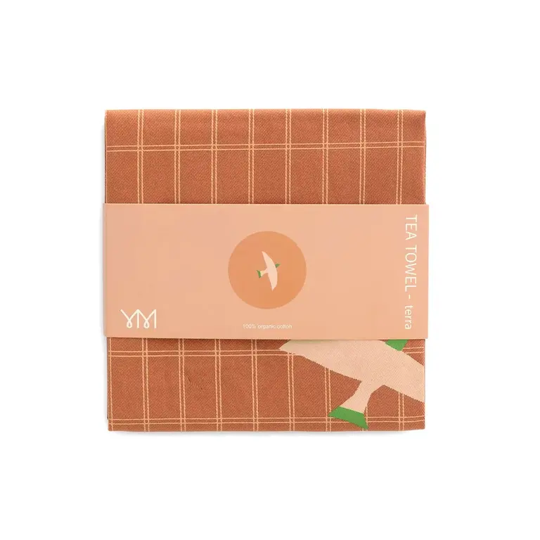 Jurianne Matter Jurianne Matter Bird Tea Towel- Terra