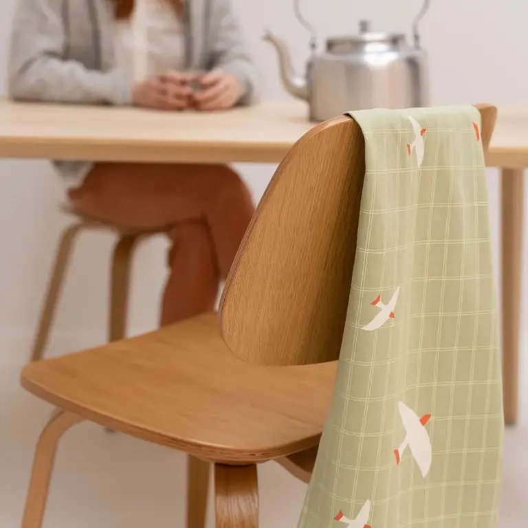 Jurianne Matter Jurianne Matter Bird Tea Towel- Green