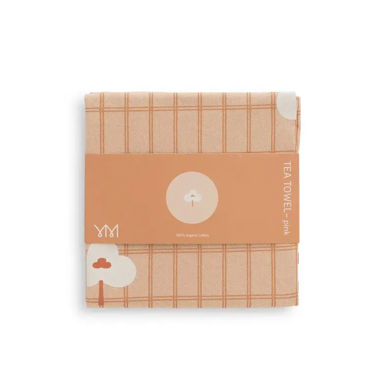 Jurianne Matter Jurianne Matter Flower Tea Towel- Pink