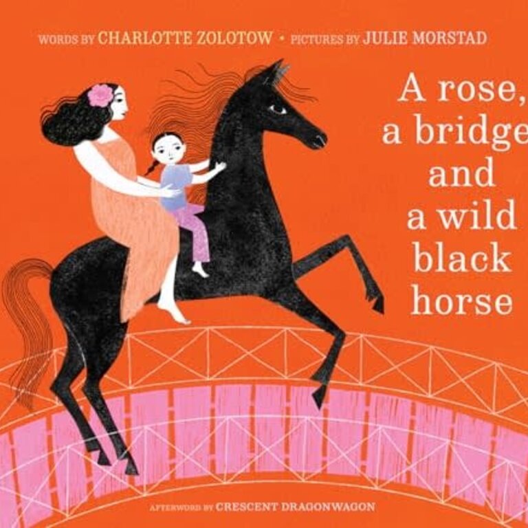 BD A Rose A Bridge And A Wild Black Horse