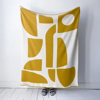 Sophie Home Sophie Home - Cotton Knit Throw Blanket - Bruten Citrus Sophie Home Sophie Home - Cotton Knit Throw Blanket - Bruten Citrus