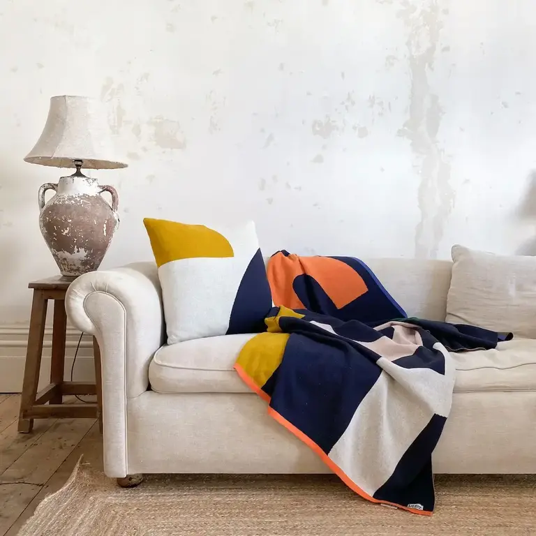 Sophie Home Sophie Home - Cotton Knit Throw Blanket - Ilo Multi