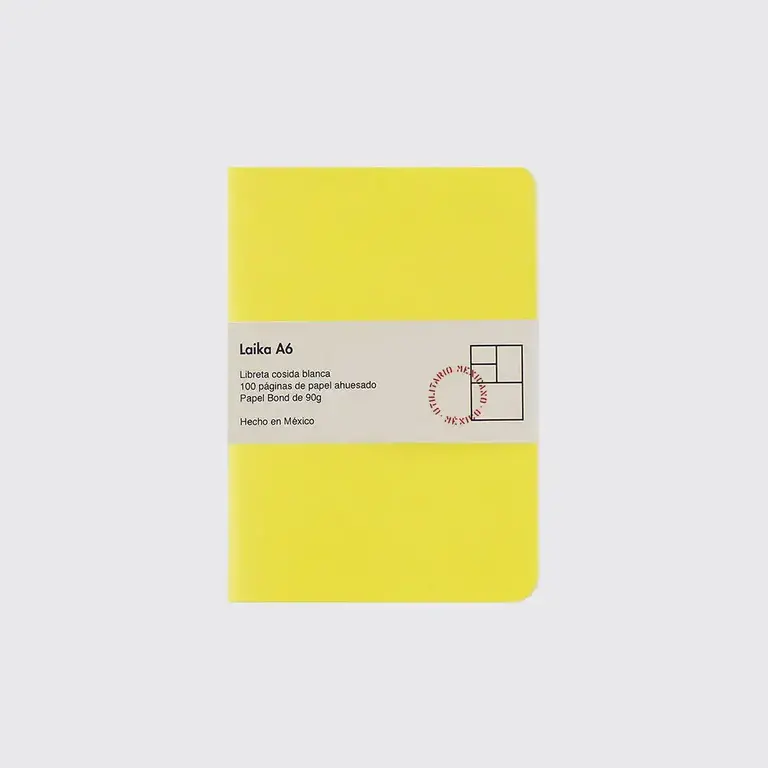 Utilitario Mexicano Utilitario Mexicano - A6 Notebook - Yellow
